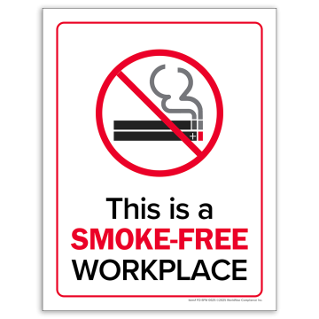 Smoke Free Workplace Poster
