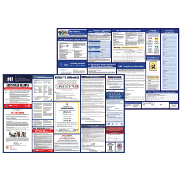 hawaii labor law and osha safety posters bundle