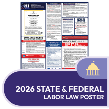 Hawaii State and Federal Labor Law Poster