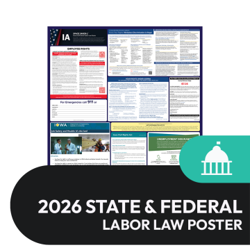 Iowa State and Federal Labor Law Poster