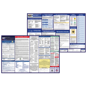kentucky labor law and osha safety posters bundle