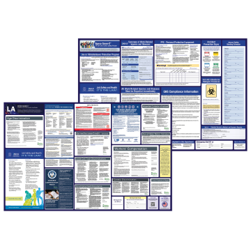 louisiana labor law and osha safety posters bundle