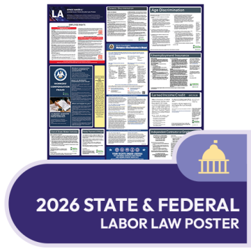 Louisiana State and Federal Labor Law Poster