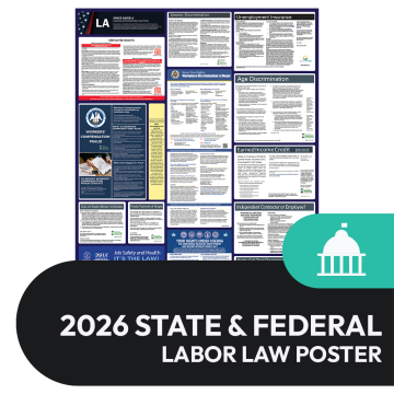 Louisiana State and Federal Labor Law Poster