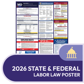 Maryland State and Federal Labor Law Poster