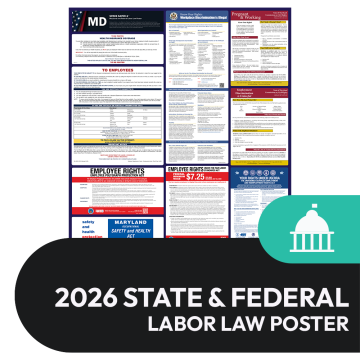 Maryland State and Federal Labor Law Poster