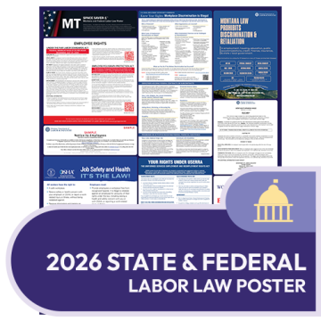 Montana State and Federal Labor Law Poster