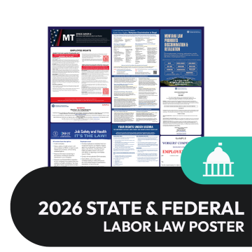 Montana State and Federal Labor Law Poster