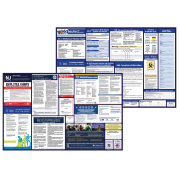 new jersey labor law and osha safety posters bundle