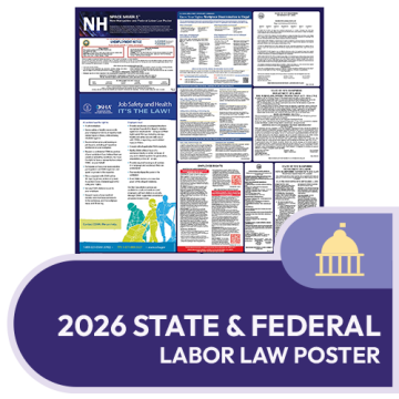 New Hampshire State and Federal Labor Law Poster