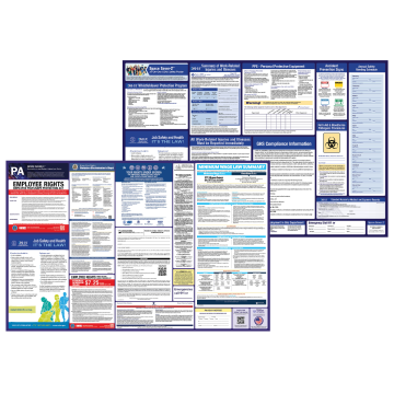 pennsylvania labor law and osha safety posters bundle