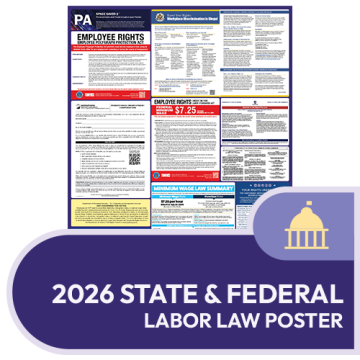 Pennsylvania State and Federal Labor Law Poster