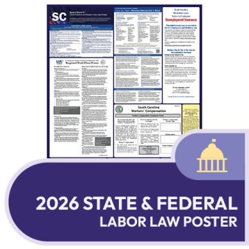 South Carolina State and Federal Labor Law Poster