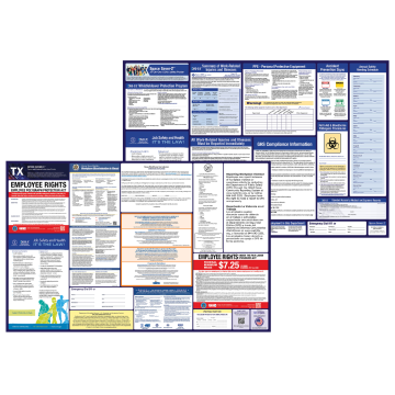 texas labor law and osha safety posters bundle