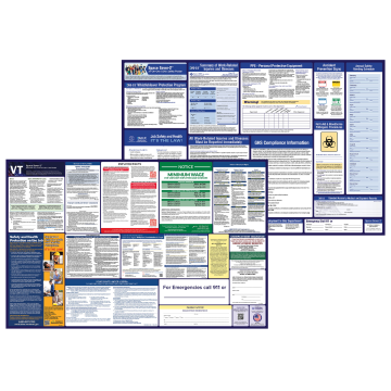 vermont labor law and osha safety posters bundle