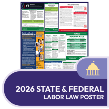 vermont labor law poster