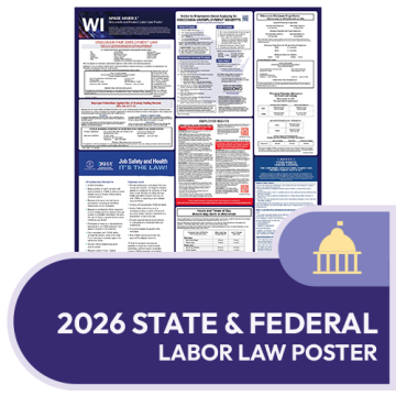 Wisconsin State and Federal Labor Law Poster