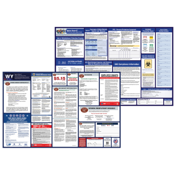 wyoming labor law and osha safety posters bundle