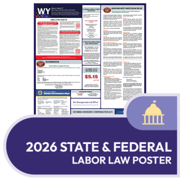 Wyoming State and Federal Labor Law Poster