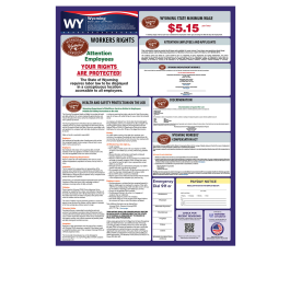 2026 Wyoming State-Only Labor Law Poster – Don’t Risk Fines